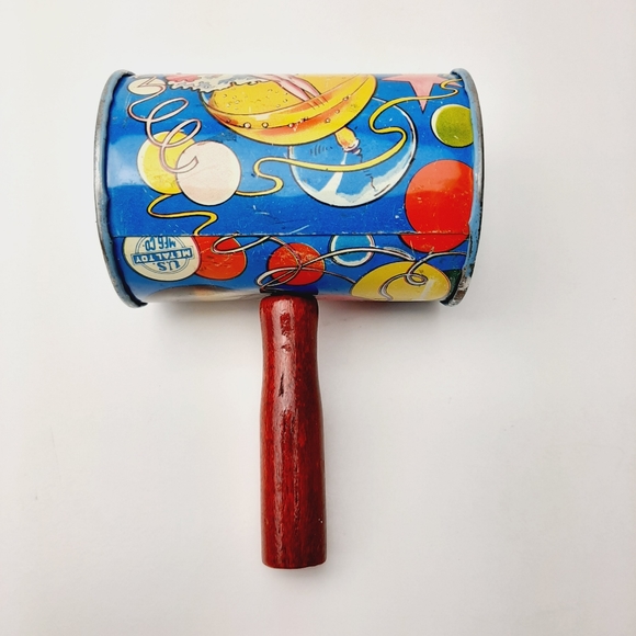 🍒 Vintage New Year's Eve Party Tin Litho Noise Maker Celebration - Picture 5 of 9